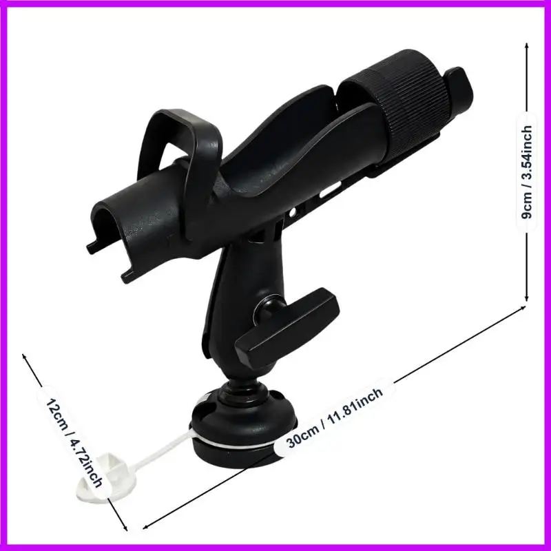Fishing Boat Rods Holder Base Stainless Steel Rotatable Adjustable Kayak Fishing Rod Rack Mount Fishing Holder
