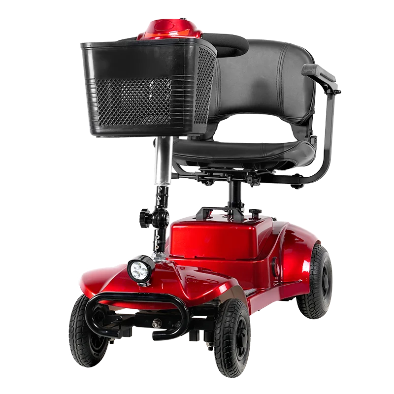 

The elderly scooter lightweight folding seat can be raised armrest adjustable disabled four-wheeler