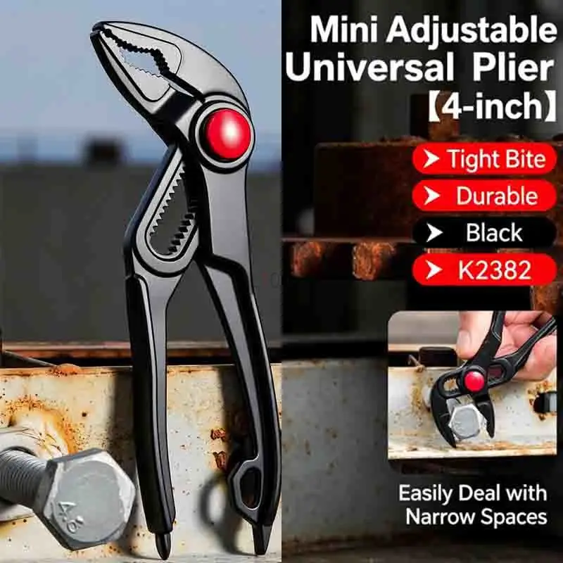 4inch Water Pump Pliers Industrial Grade Miniature Thickened Multifunctional Maintenance Installation Tool Wear-resistant