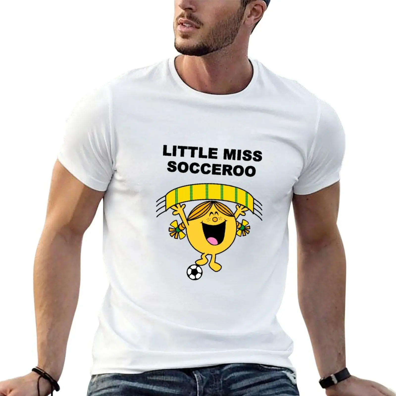 Little Miss Socceroo - Australia Football T-Shirt t shirts for man cotton anime t shirts oversize man t shirts graphic T-shirt