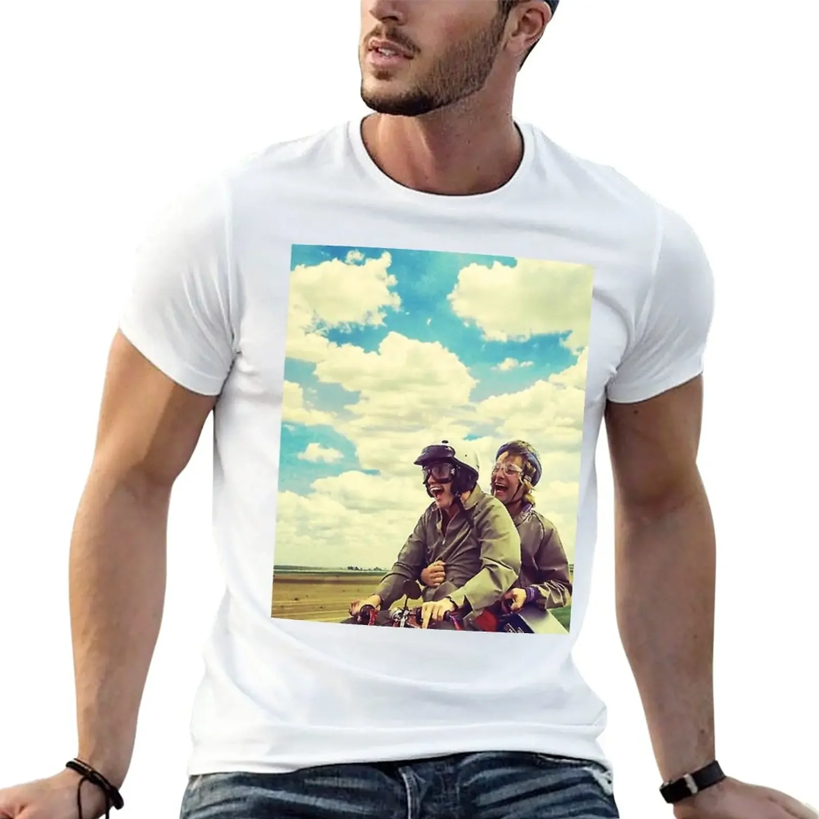 

New Dumb and Dumber - jim carrey poster T-Shirt cute tops sublime t shirt korean fashion t shirts for men pack