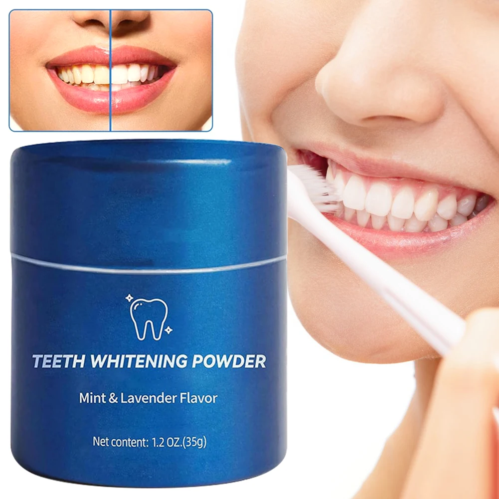 Tooth Whitening Cleansing Powder Breath Refreshing Teeth Cleansing Oral Care Whitening Powder Intensive Stain Removal Teeth Care