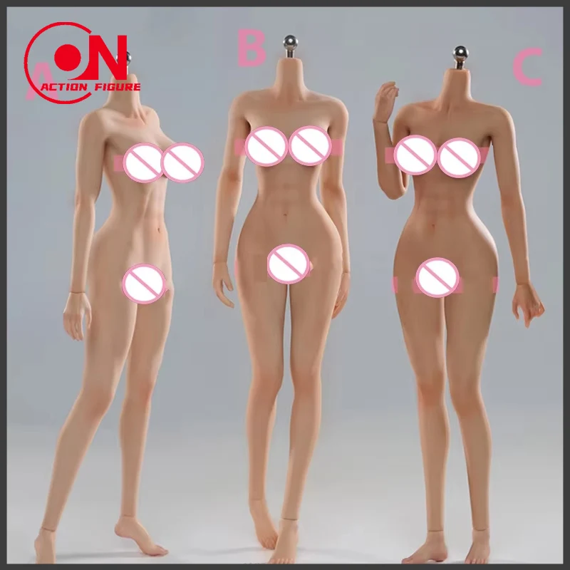 VERYCOOL VCD-01 VCD-02 1/6 Female Seamless Makeup Body 12'' Medium Chest Action Figure Fair Regular Wheat Silicone Body