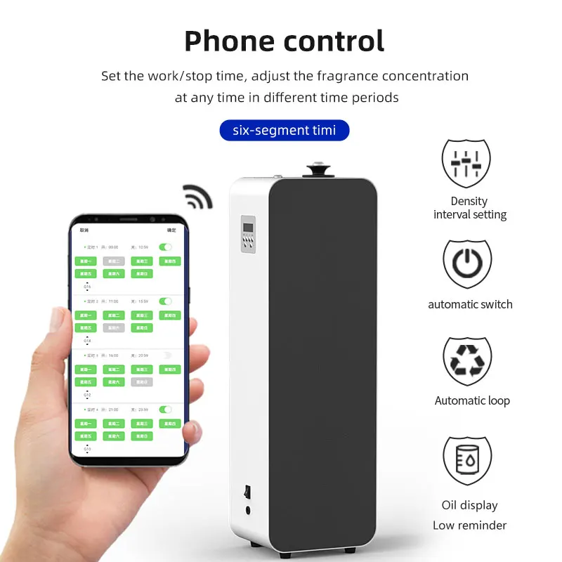 2026 Advanced Cold Air Technology Large Aroma Diffuser, Ultra-fine Atomization, APP Control, Custom Logo Essential Oil Diffuser