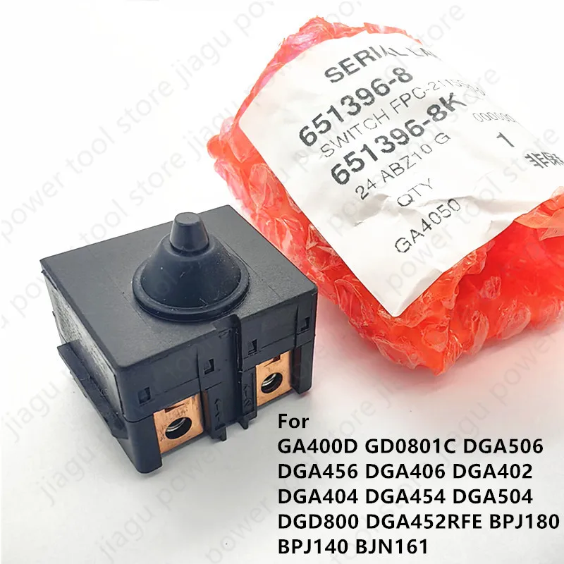 

Замена выключателя для MAKITA GA400D GD0801C DGA506 DGA456 DGA406 DGA402 DGA404 DGA454 DGA504 DGD800 DGA452RFE BPJ180 BPJ140 BJN161
