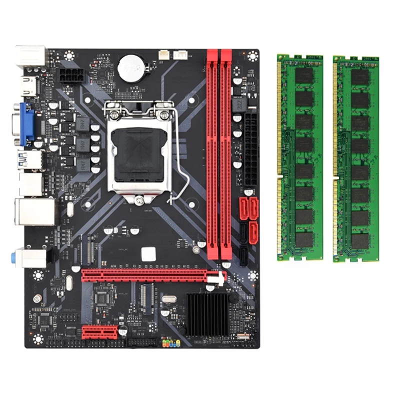 

B85M VHL Desktop Motherboard With 2X DDR3 1600Mhz 8G RAM LGA 1155 For I3 I5 I7 CPU USB 3.0 SATA 3.0 Support Up To 16GB Parts