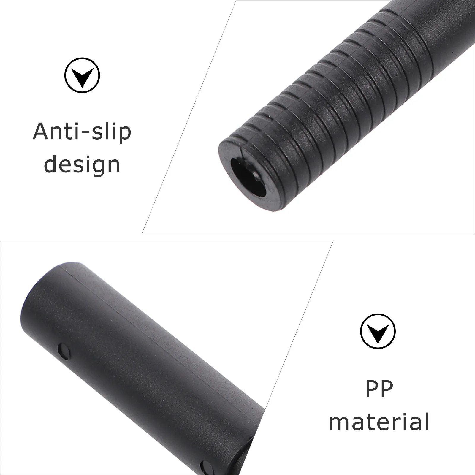 2Pcs Golf Club Shaft Extender High Strength PP Material Spiral End Improve Swing Consistency Golf Club Extension Rod