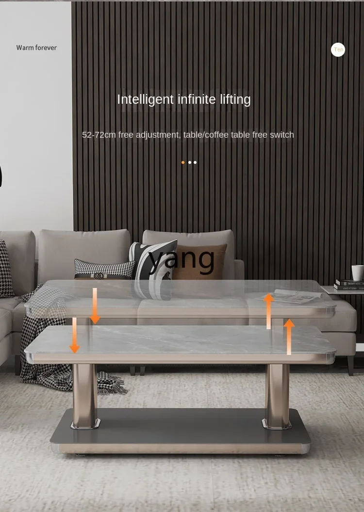 CX Coffee Table Hot Table Home Multi-Functional Living Room Rectangular an Electric Radiator Heating Table