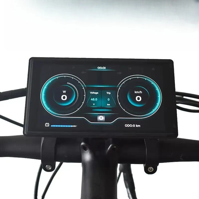 electric bicycle smart display screen, large LCD screen UART2 speed tracking, mobile APP connection, electric bicycle