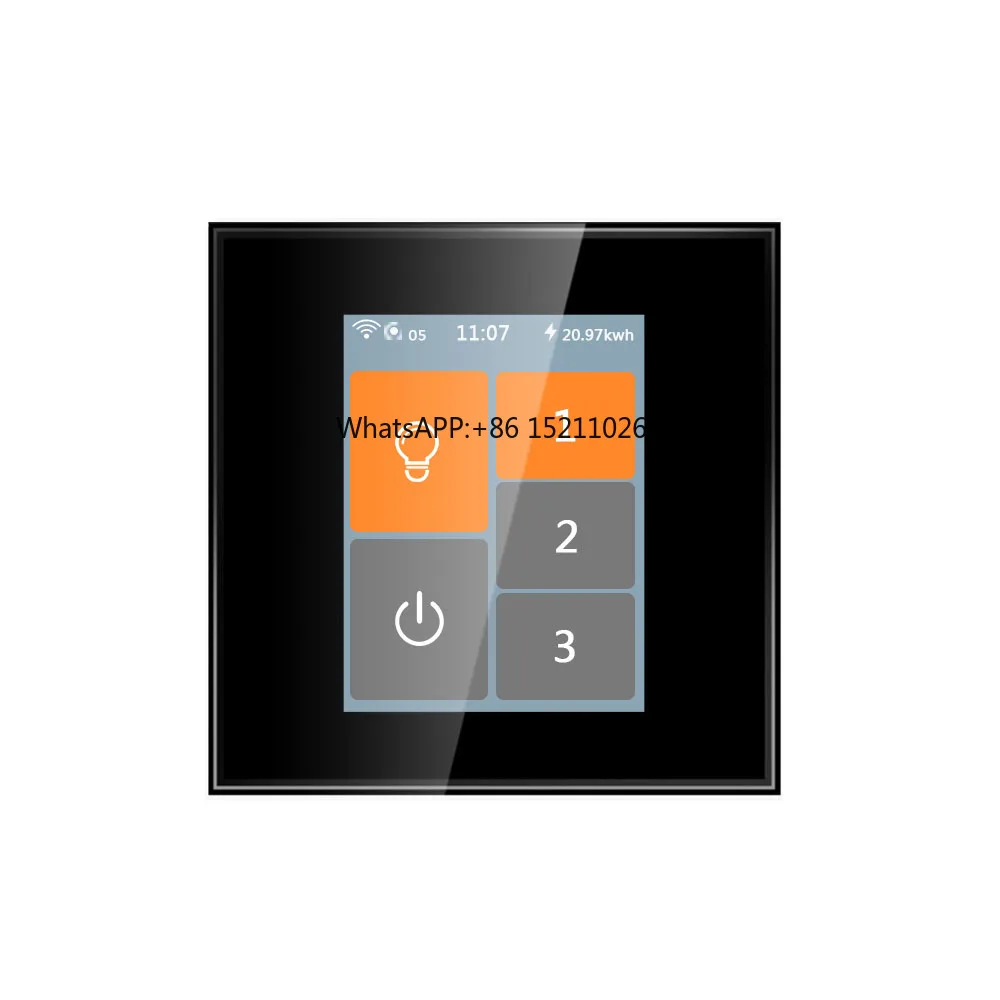 High Quality LCD Panel&wireless Module Ceiling Fan Controller Kit Switches Light EU Standard