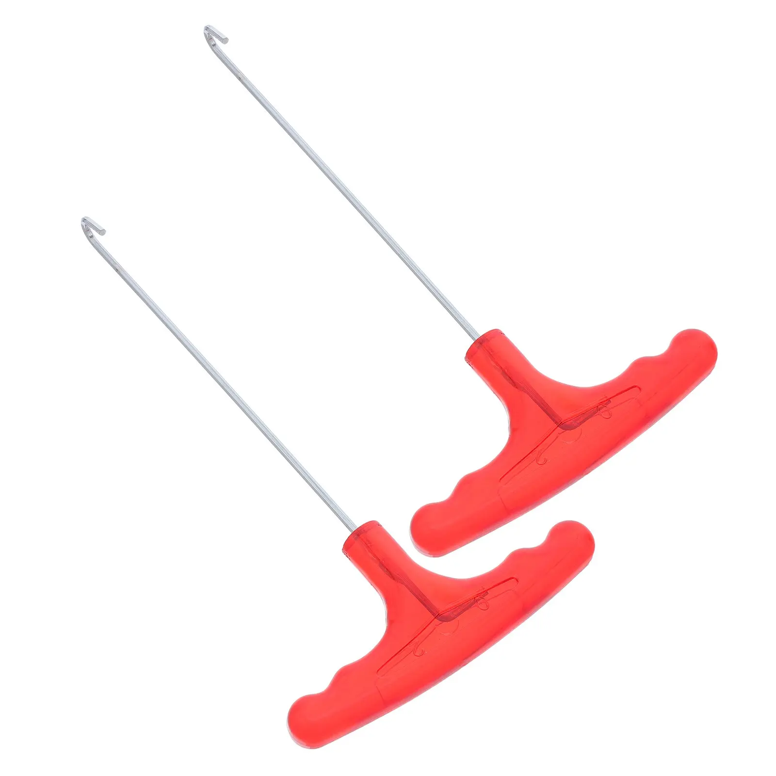 2Pcs Bjd Tool Metal T Hook Puller Head Changing Assistance Elastic Stringing Repair Assembly Accessories T Shape Puller
