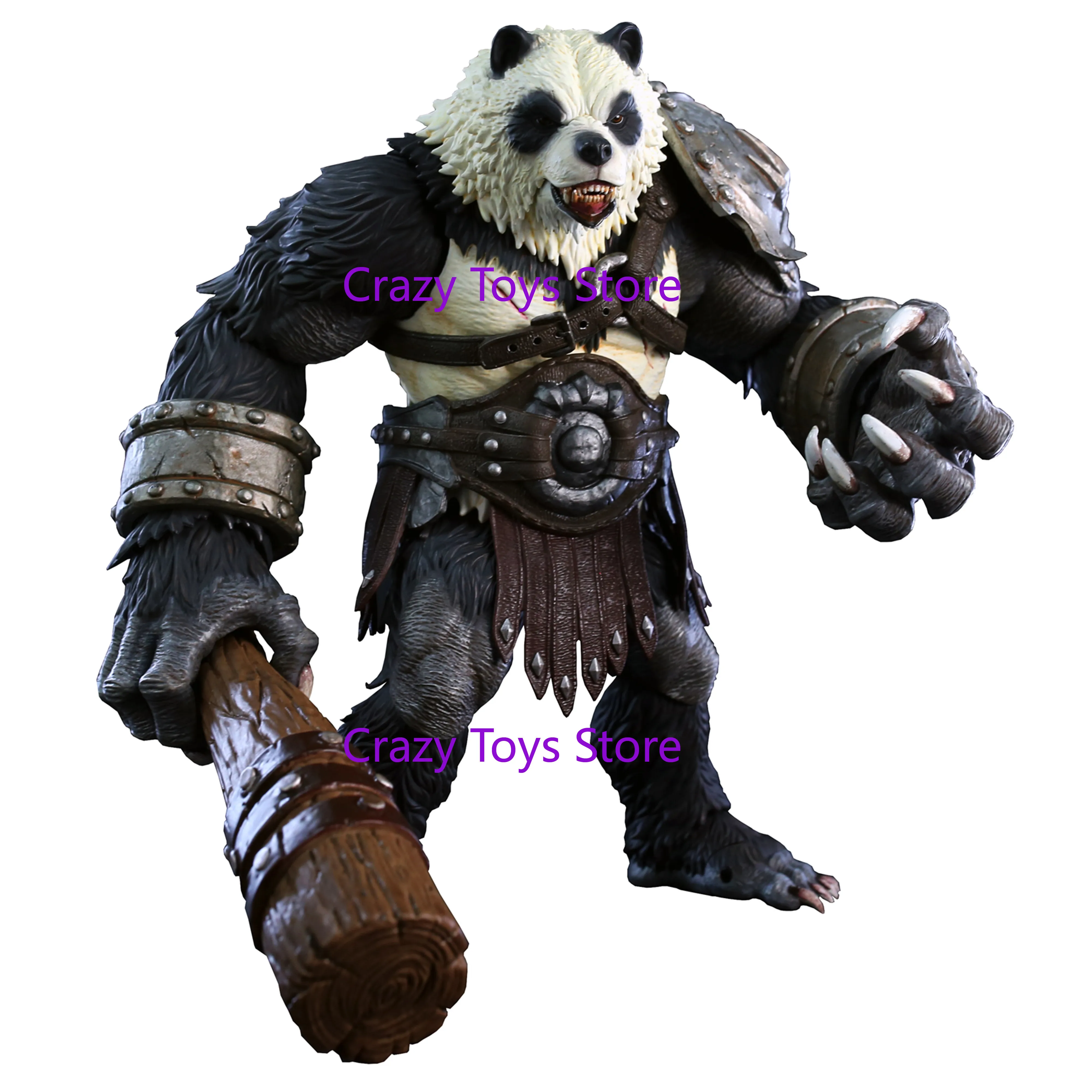 In Voorraad MemoryToys 1/10 Adventurers World Furious Bear Mannen Figuur Complete Set 22 Cm Druid Animal Giant Panda Action Figure speelgoed