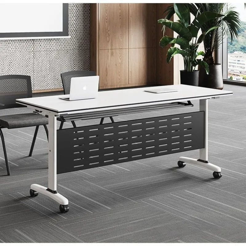 Folding Conference Table Movable Training Table and Chair Combination Conference Room Event Strip Table