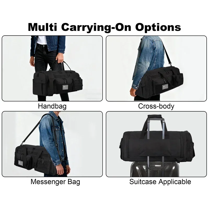 50L Sport-Reisetasche Molle Taktischer Rucksack Fitness-Tasche Große Reisetasche für Camping, Jagd und Angeln – Detail 5