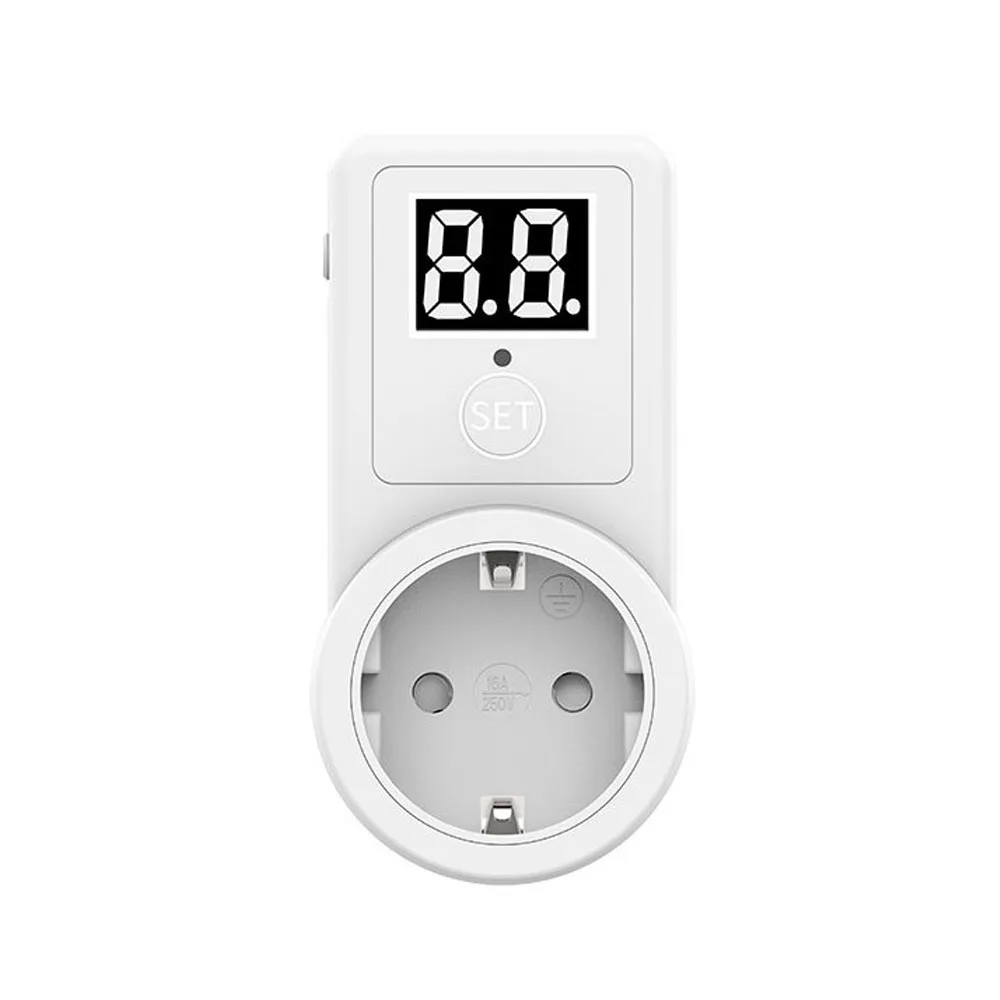 

Smart Socket EU Plug Smart Home Outlet Socket Countdown Switch Two Digit Display Timer Time Control Telephone Battery Charging
