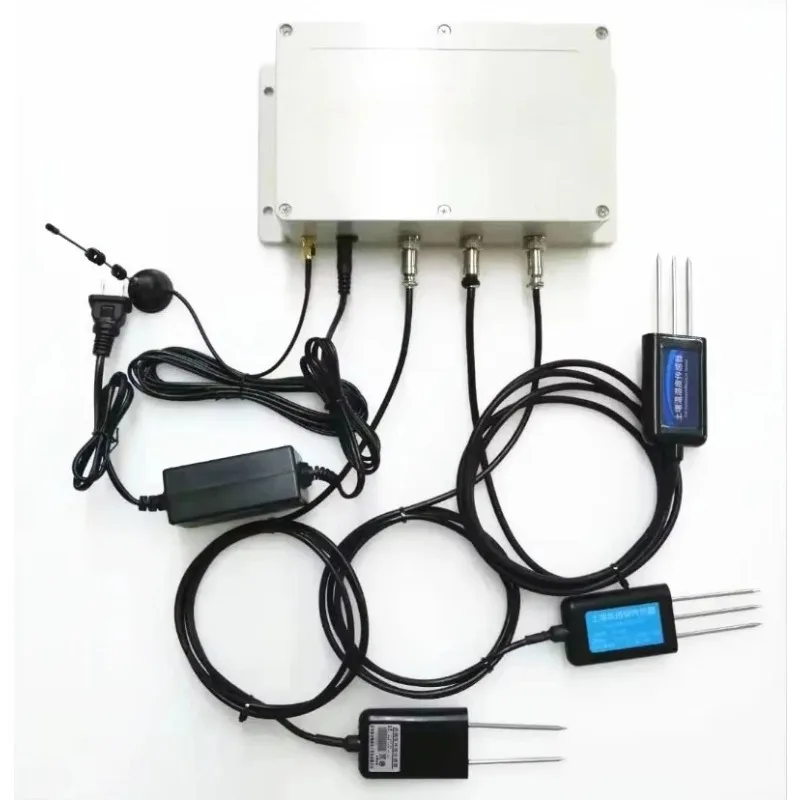 8 in 1 Integrated Soil Sensor Detects Moisture Temperature EC Salinity PH Agricultural RS485 Soil Analyzer Probe Meter