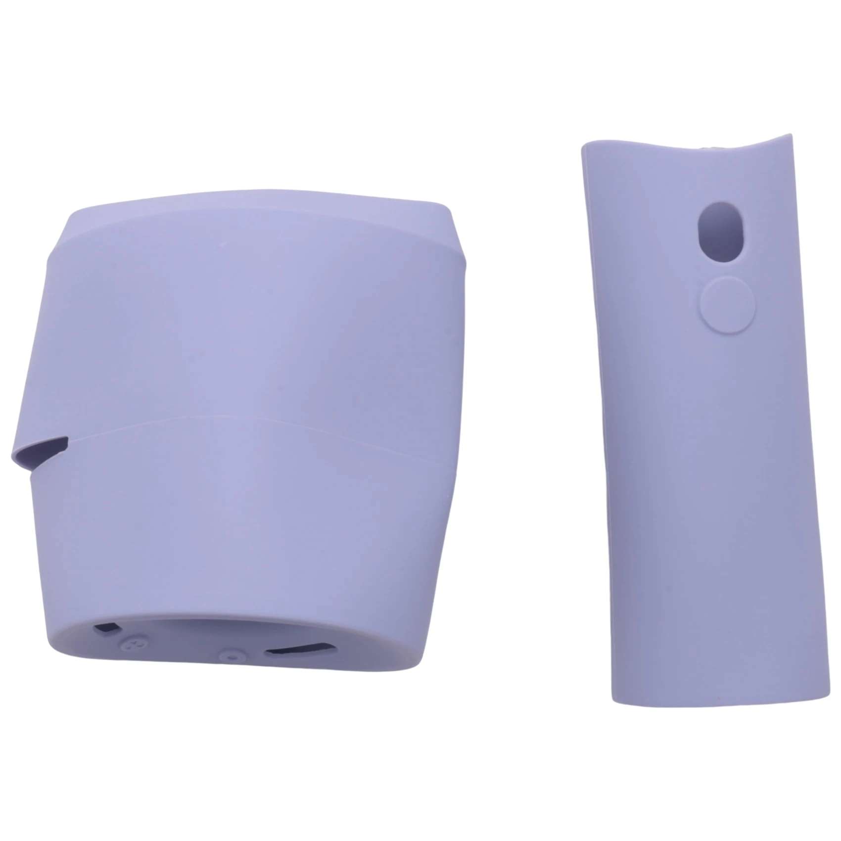 مجفف شعر واقي من السيليكون الناعم ، علبة شحن أرجوانية ، حماية كاملة ، مجففات جلد