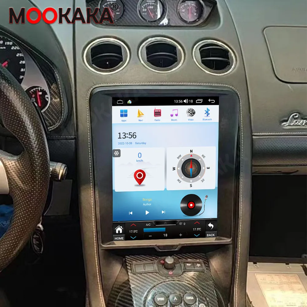 Android 13 Car radio For Lamborghini Gallardo 8GB+256GB Wireless Carplay Auto Radio Multimedia Player Auto Recoder Head Unit