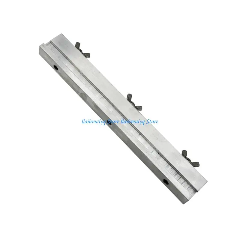 573B Jewelry Work Holding Fixture for Engraving and Chasing, Grooved Manual Clamp Tool with Wing Nut Pressure Design