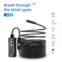 WIFI Endoscope Camera Full HD 1200P 8mm Inspection Snake Camera Mini USB Borescope For Cars Android PC IOS Smart Mobile Phone