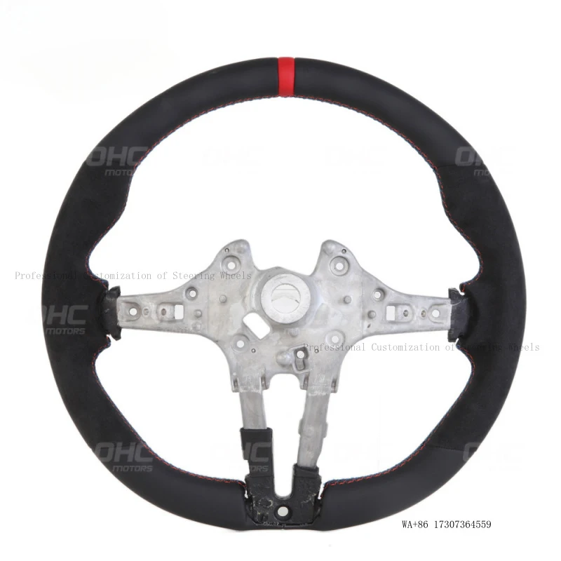 Suitable for BMW M5 E46 M3 M4 F30 F10 full suede steering wheel car modification