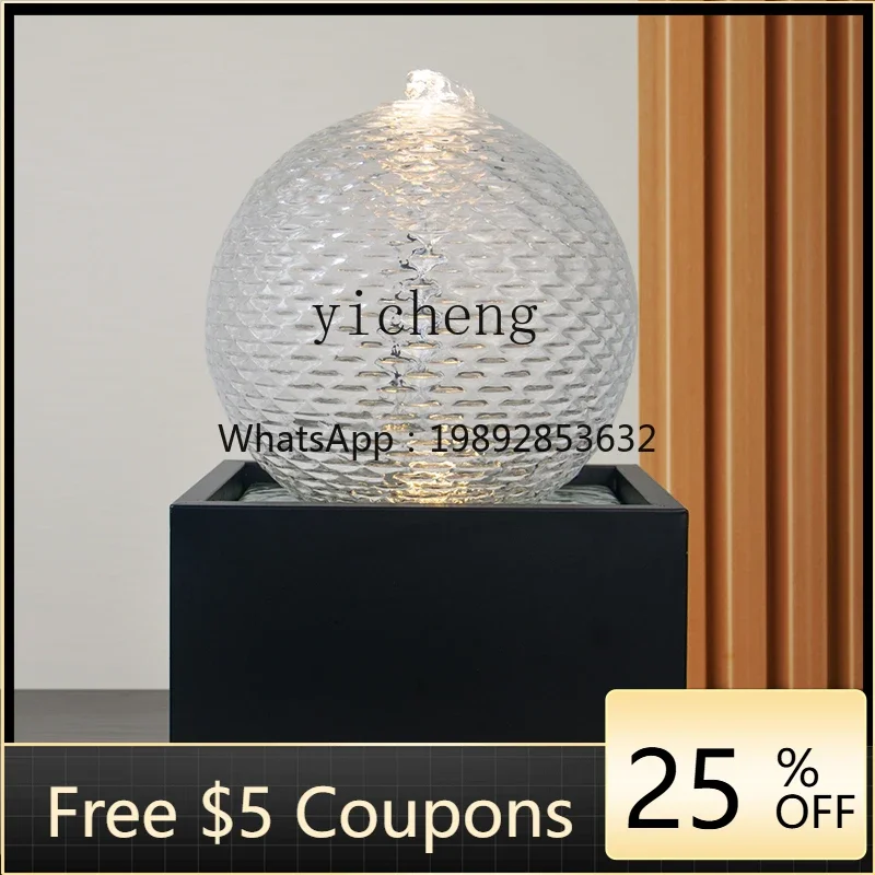 L14-  decoration humidifier running water fountain ornament feng shui whl living room