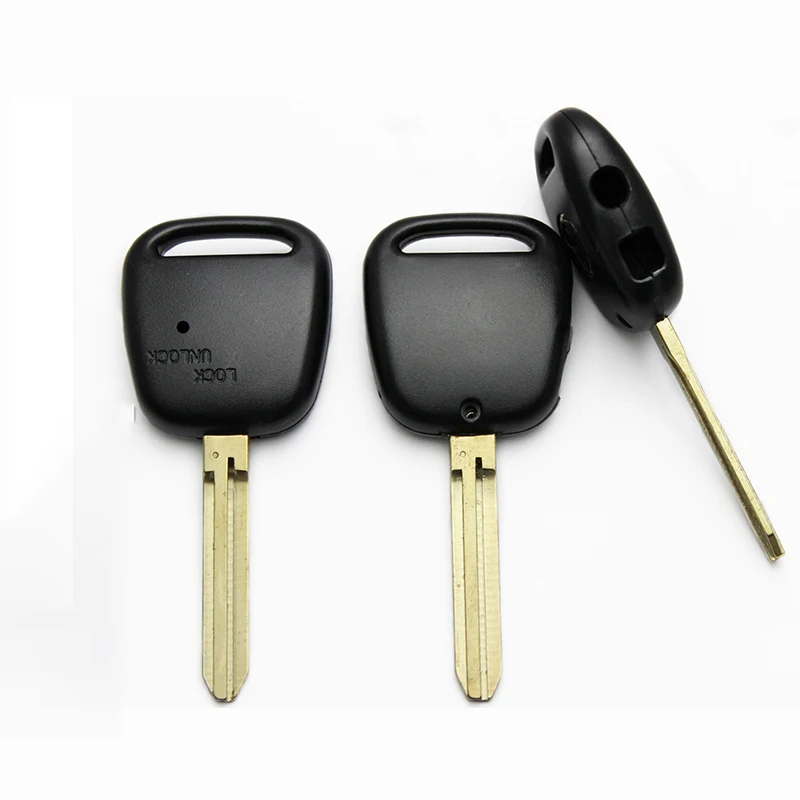 1/2 Side Button Remote Key Shell For Toyota Carina Estima Harrier Previa Corolla Celica Key Case TOY48 TOY43 Blade
