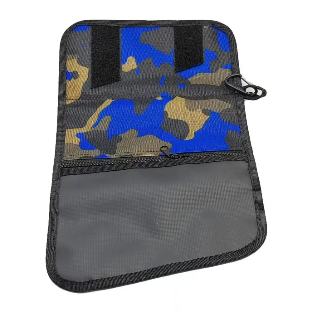 Waterproof Fishing Lures Bag PVC Inner Bag Partitioned Luya Fake Bait Bag Storage Wallet Nylon Cloth Baits Carry Bag