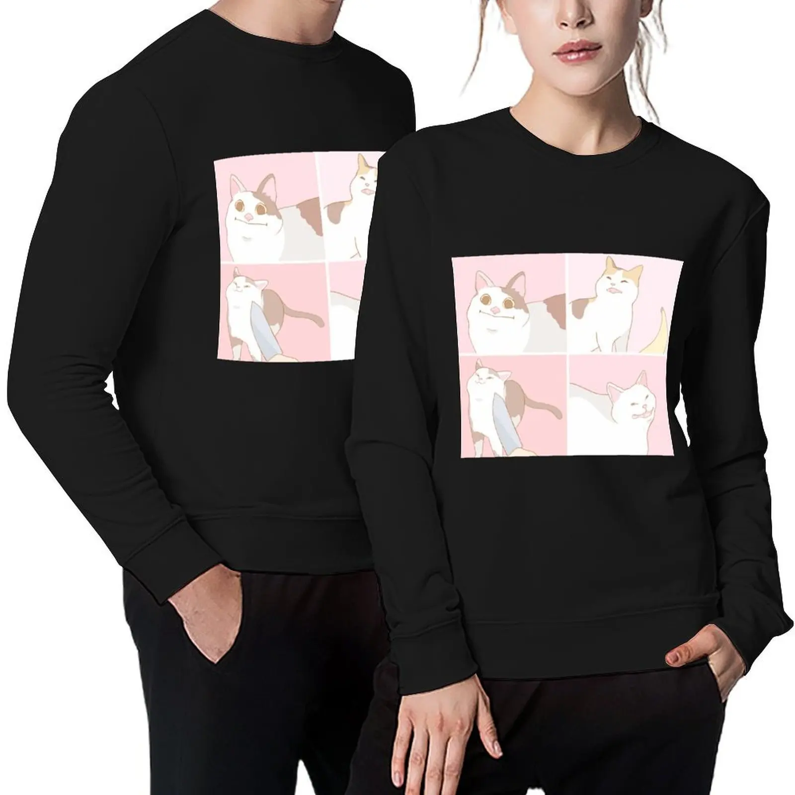 

Meme cats Pullover men's clothes mens clothing clothes for men men clothes men sweatshirt