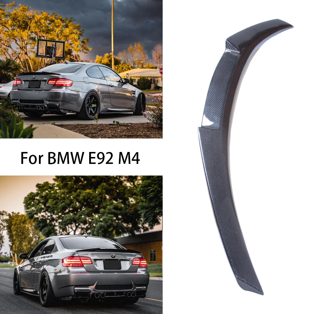 

For BMW 3 Series E92 Coupe&E92 M3 M4 Style Carbon fiber Rear Spoiler Trunk wing 2005-2013