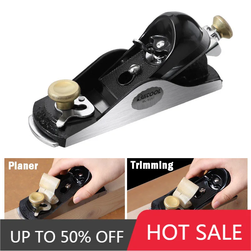 Small Hand Planes T10 Plane Woodworking Specific Wood Trimming Manual Push Planer Portable Adjustable Chamfer Hand Planing