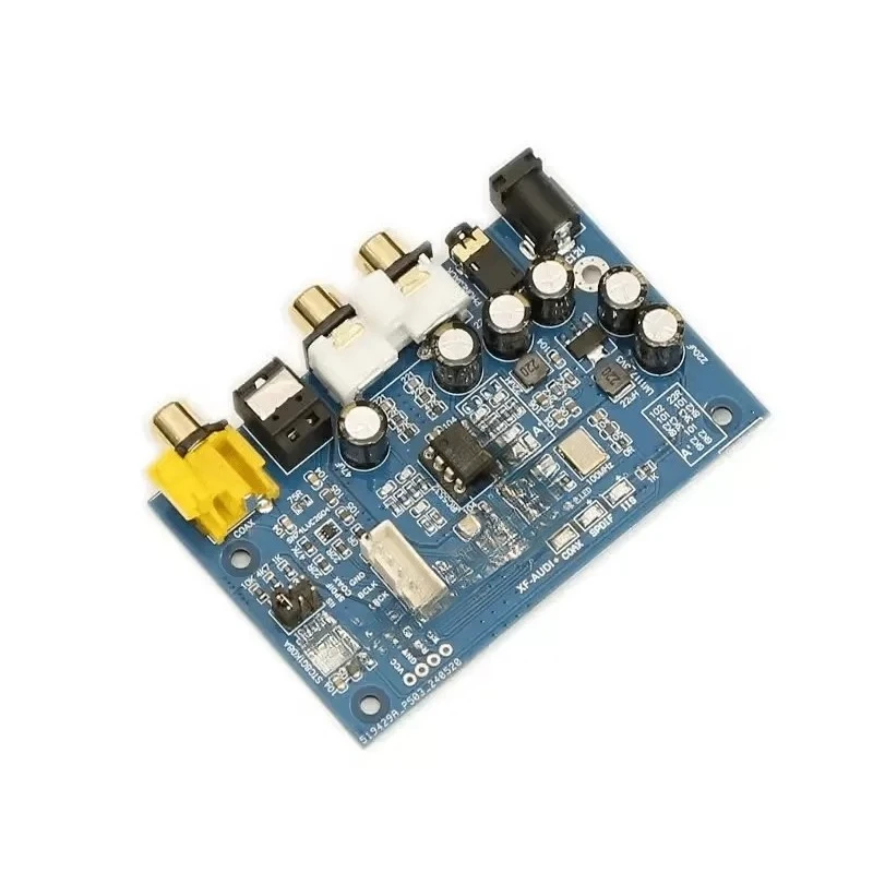 Adapted for ES9039Q2M I2S DSD Optical Fiber Coaxial Input Decoder Board DAC DSD512