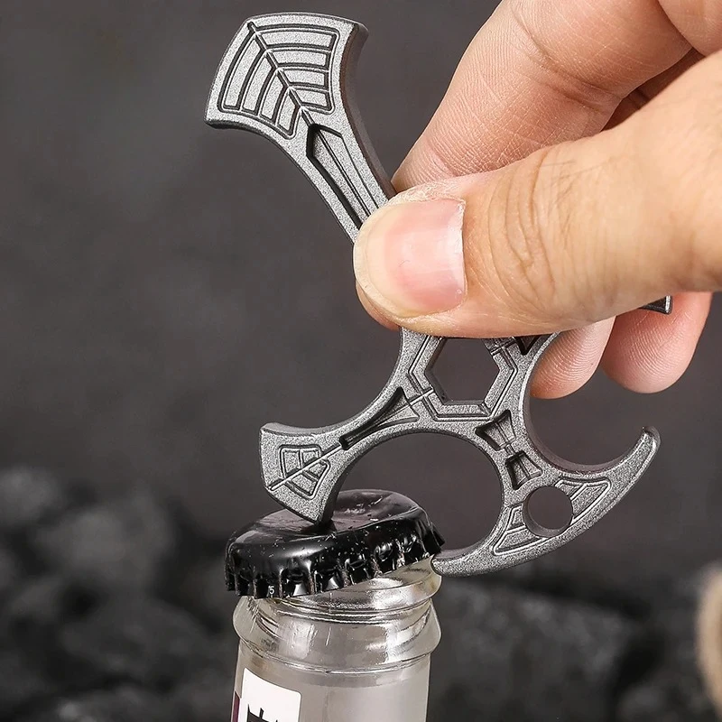 

Tactical Defense Cross Pendant Finger Tiger Mini Window Breaker Hammer Outdoor Survival Self Defense Multi functional Tool