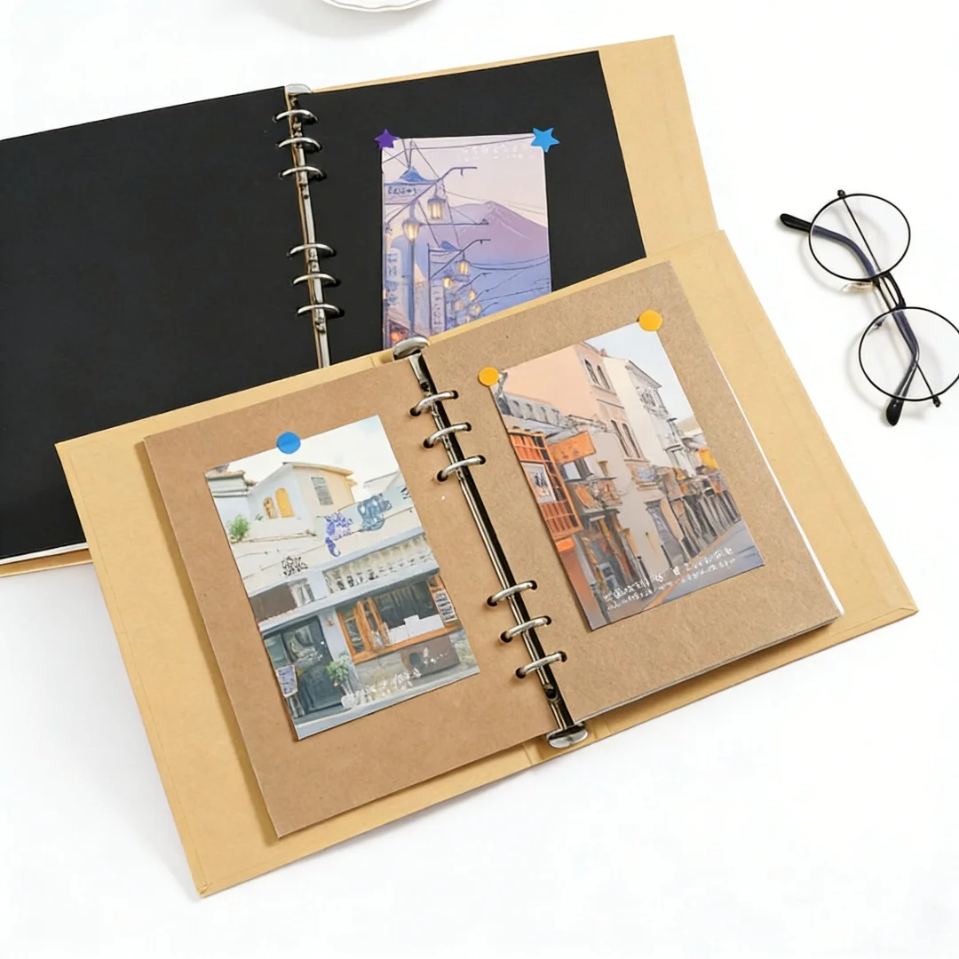 Photo Album DIY Family Handmade Sticky Type Baby Autograph Album Our Adventure Book Detachable 30 Sheets Christmas Gift