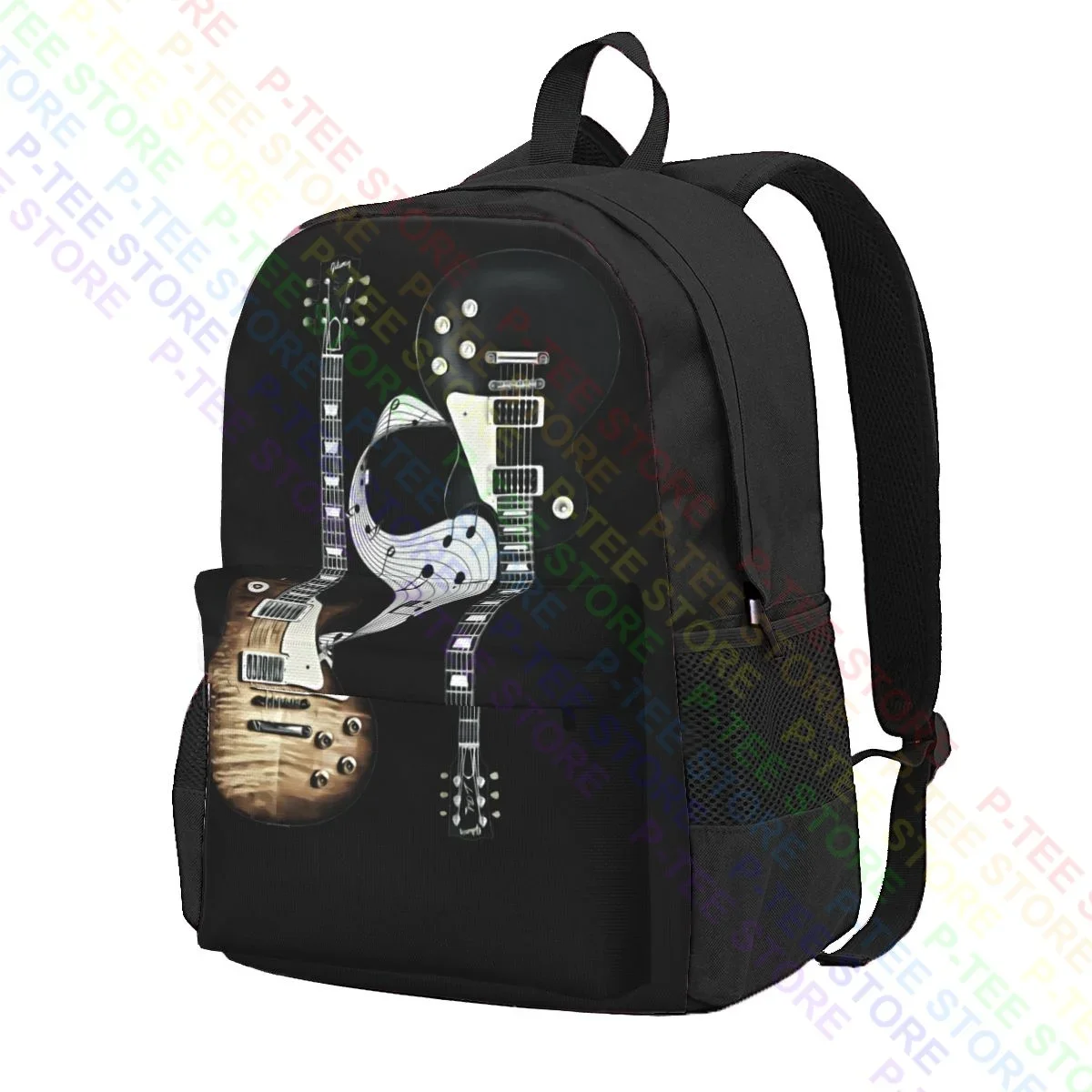 Gibson Les Paul,Gibson Guitar Large Capacity Backpack Hot Backpack 3d Printing Outdoor Running