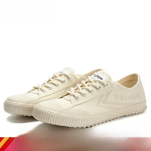 Feiyue Official Store Low-Top Canvas Casual oes for Women And Men Couples oe Comfortable Breathable Spor Sle