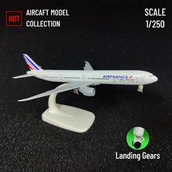 Scale 1:250 Metal Aircraft Model Replica, France Airlines B777 Airplane Aviation Miniature Art Decoration Collection Kid Boy Toy