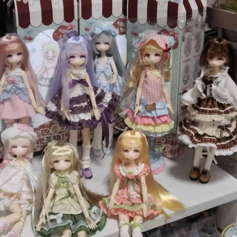 

Stirring Instant Untitled Collection Four Seasons Tea Story Bjd Blind Box Hair Planting Trendy Play Modle Toy Doll Figure Gift