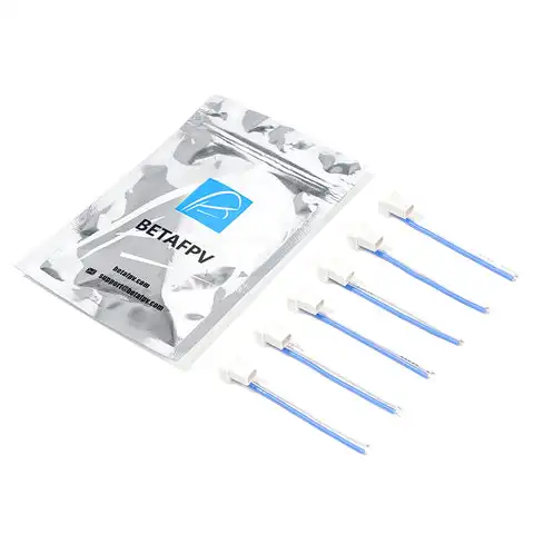 

6PCS BETAFPV BT2.0 BWhoop Cable Pigtail Connector For F4 1S 5A AIO Brushless Flight Controller BT2.0 Female-Male Adapter Cable