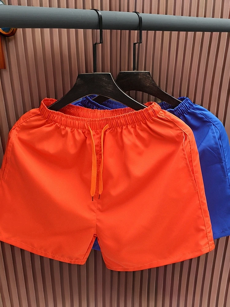 

Summer Thin Ice Silk Men's orts Loose Casual Qui Dry Baskeall Running Sports Pants Polyester Fiber Elastic Waist Band