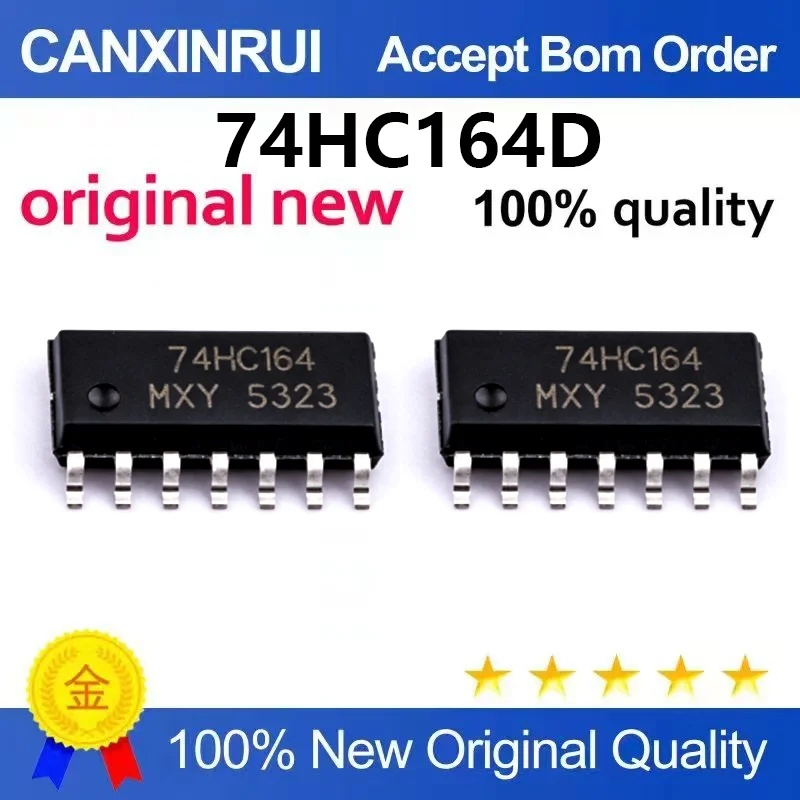 (5pcs-100pcs)Brand new original 74HC164 74HC164D eight displacement position register IC chip SMT SOP-14