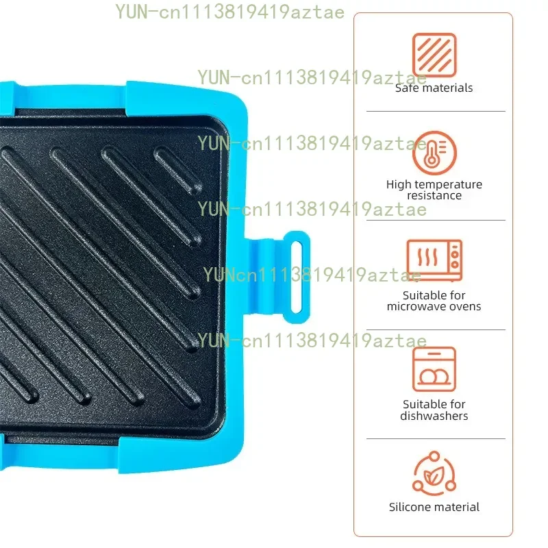 Electric microwave sandwich baking pan, new non-stick high temperature resistant quick heat light meal baking tool