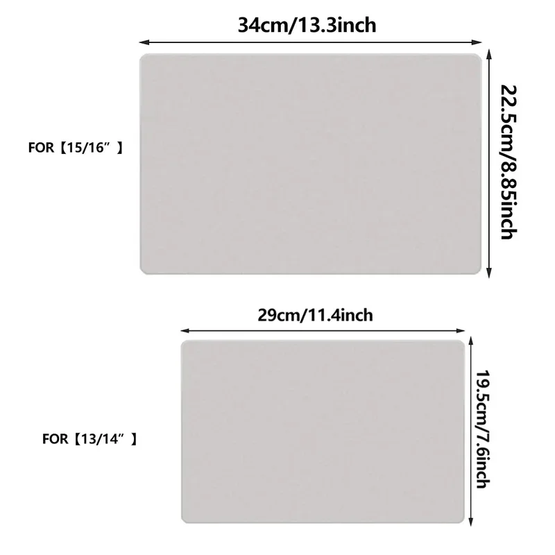 قماش تنظيف من الألياف الدقيقة مع شاشة حماية من بصمة لوحة المفاتيح للوحة المفاتيح ماك بوك قماش مقاوم للغبار Air15 " /15"Pro 13"/14"