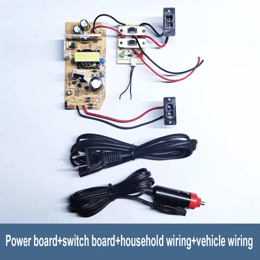 

12V for car use, 220V for household use, 12V5A for car refrigerator, built-in power board module supporting 60W power