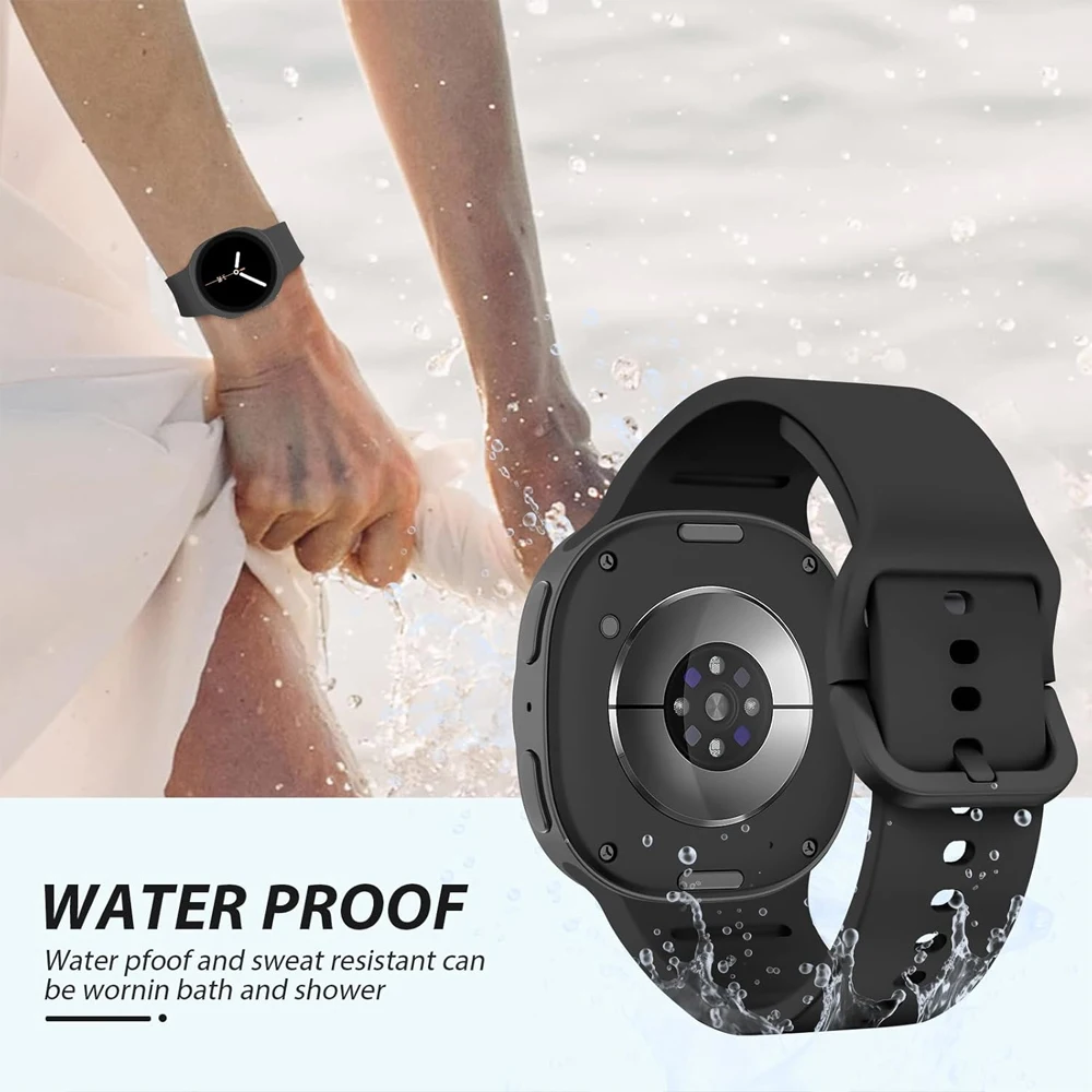Sportarmbänder für Samsung Galaxy Watch 9 8 44mm 40mm 46mm Zubehör Handgelenk-Silikonarmband Correa Galaxy Watch 8 Classic Band – Detail 5