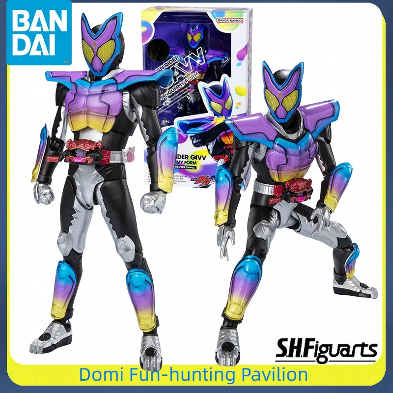 

Bandai Original SHF KAMEN RIDER Anime Figure KAMEN RIDER GAVV POPPINGUMMY FORM Joint Movable Model Finished Collectible Toy Gift