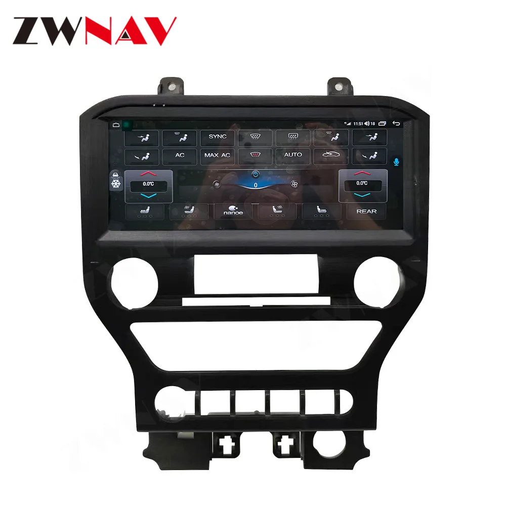 راديو السيارة مشغل فيديو وسائط متعددة ، نظام تحديد المواقع والملاحة التلقائي ، وحدة الرأس ، مشغل سيارة ، أندرويد 6 + + + + + + ، فورد موستانج S550-ay