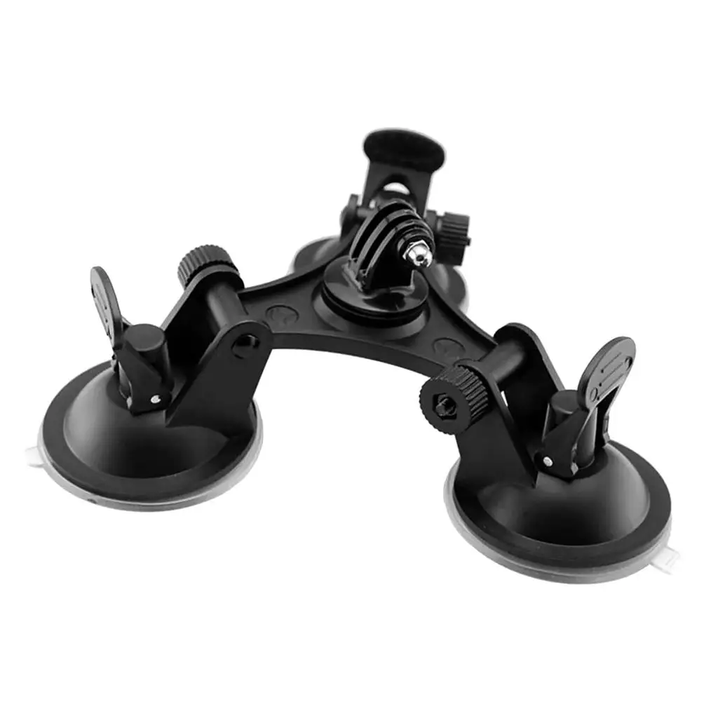 Car Vehicle Triple Suction Cup Mount Base Holder Stand Fits for Camera