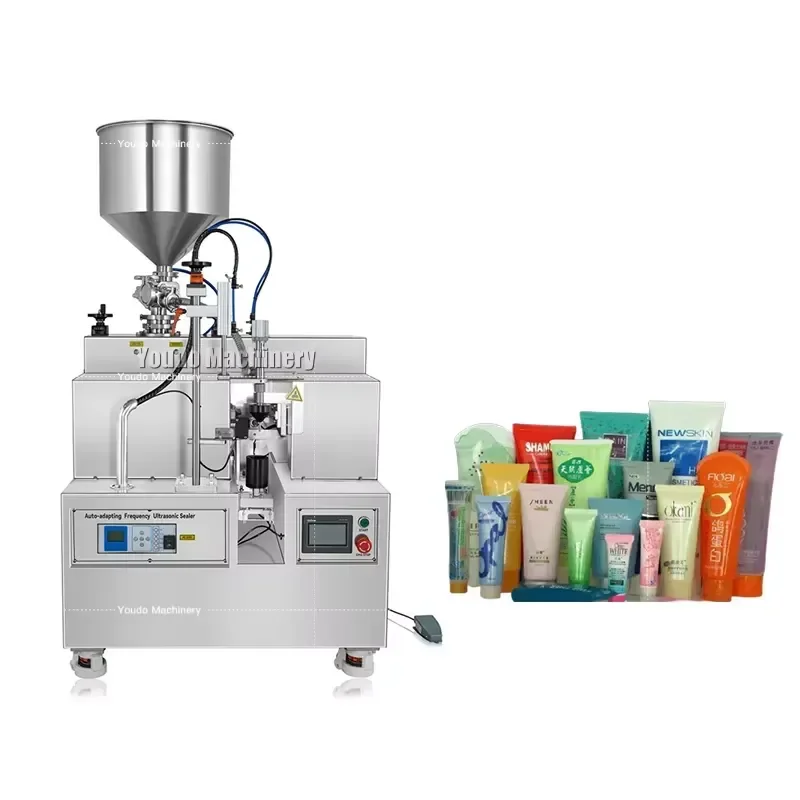 Test Freely Semi-Automatic Composite/soft Tube Ultrasonic Filling and Sealing Machine