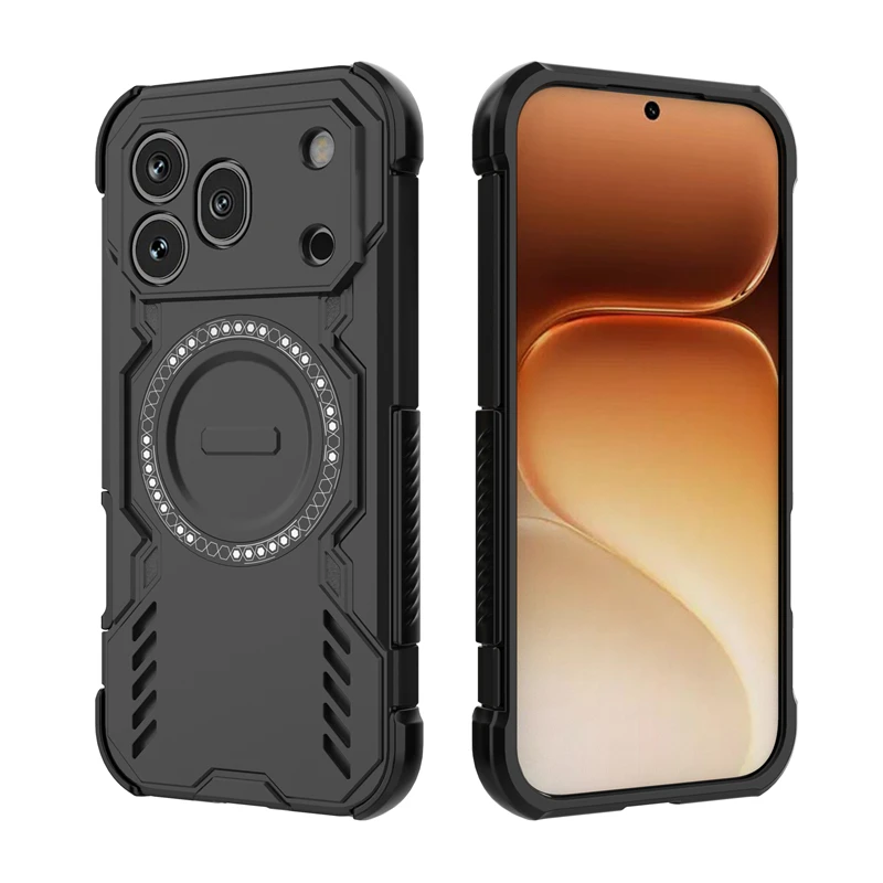 

Phone Case For Honor 600 Pro Case Honor 600 Pro Shockproof Magnetic Adsorption Wireless Charge Back Cover For Honor 600 Pro Case